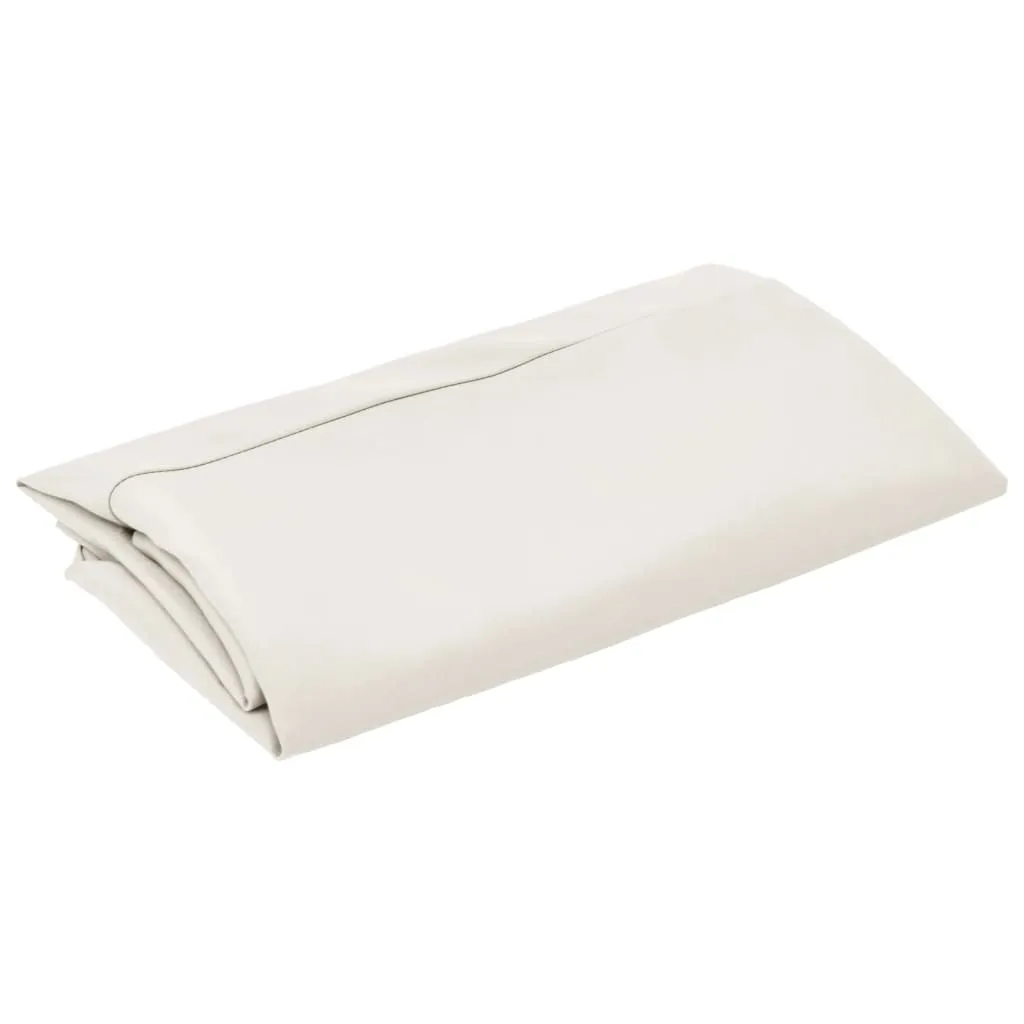 vidaXL Replacement Fabric for Cantilever Umbrella Sand White 350 cm