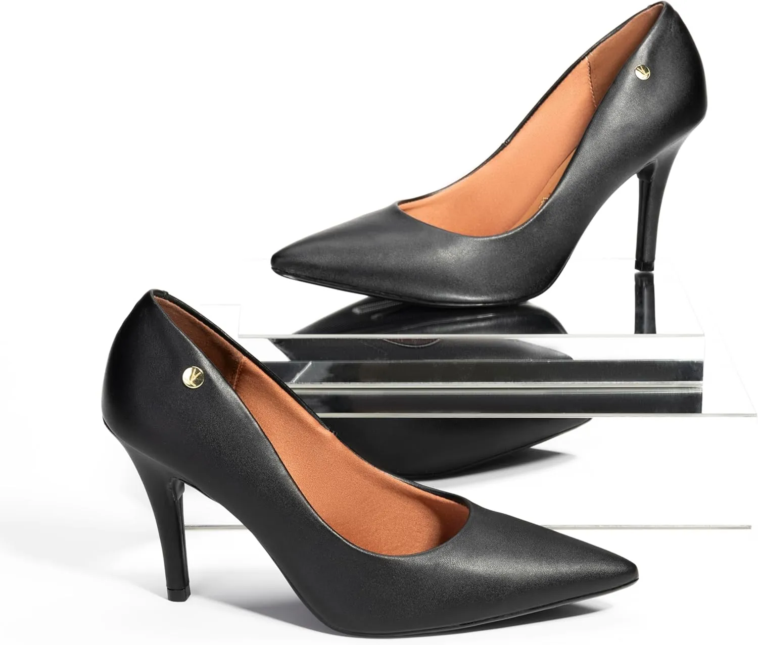 Vizzano Women's Closed Toe High Heels Dress Pointed Toe Wedding Pump Shoes