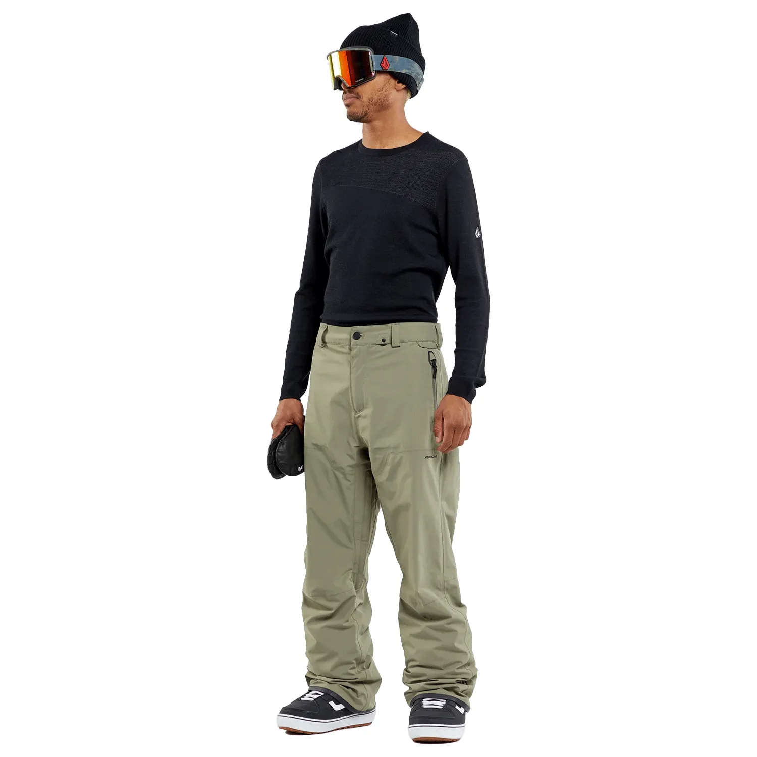 Volcom Men's L Gore-tex Pant 2024 Light Military