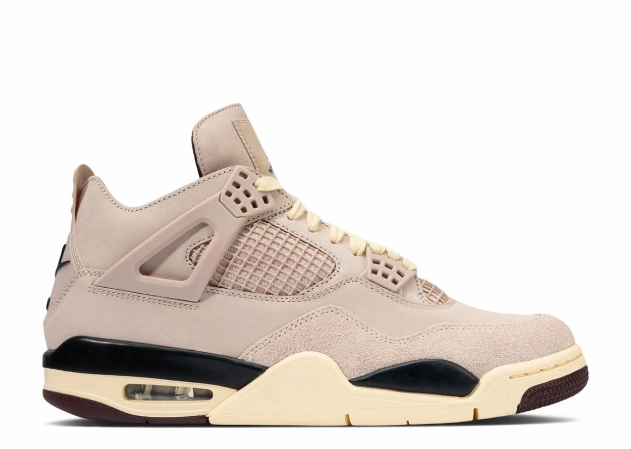 A Ma Mani??re x Wmns Air Jordan 4 Retro "Fossil Stone" (Wmns) evening runner shoes