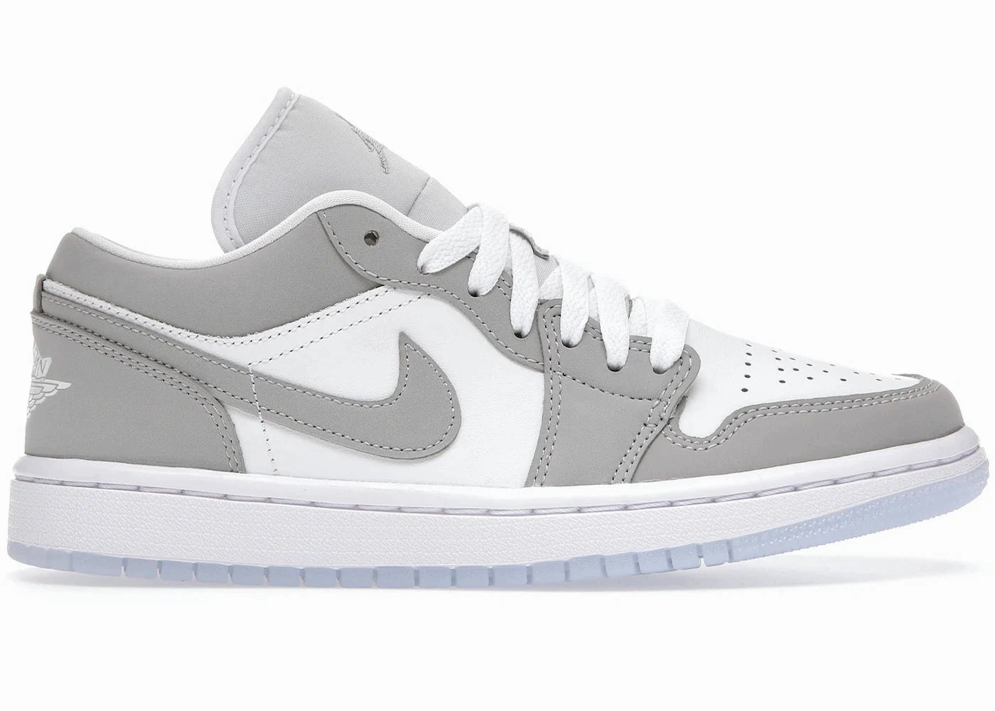 Jordan 1 Low Wolf Grey Modern Aesthetic Impact Reduction Technology