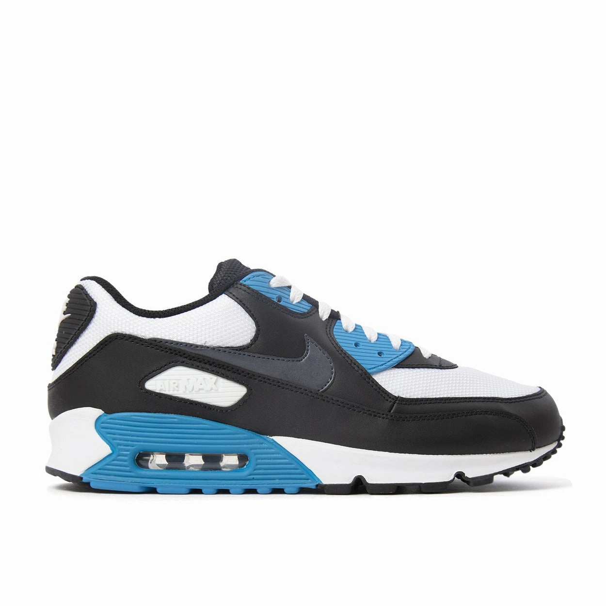 Long Lasting Support Impact-absorbing durability Air Max 90 "Black/Anthracite-White-Blue Lacquer" (2010)