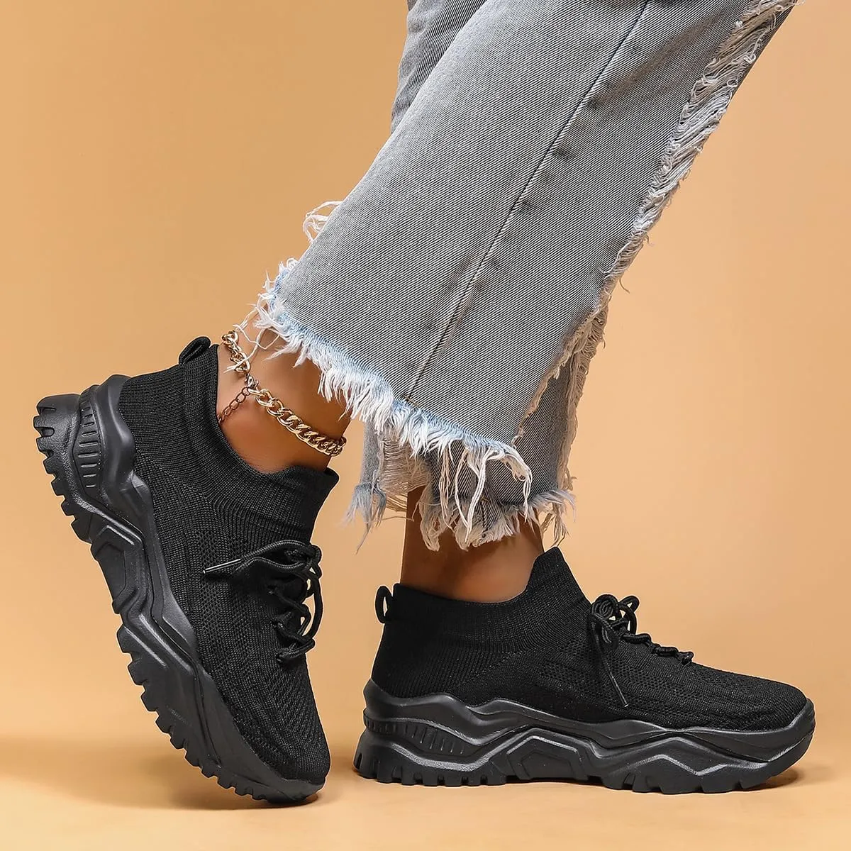 Walking Running Sneakers,with Arch Support Orthopedic Shoes,Non-Slip Orthopedic Sneakers,Breathable Mesh Casual Footwear