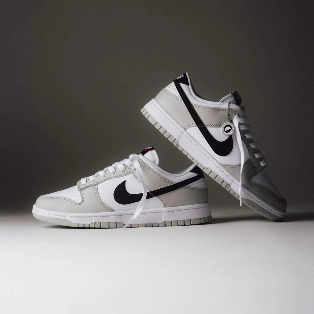 Retro Style half - marathon running shoes Nike Dunk Low SE Lottery Pack Grey Fog