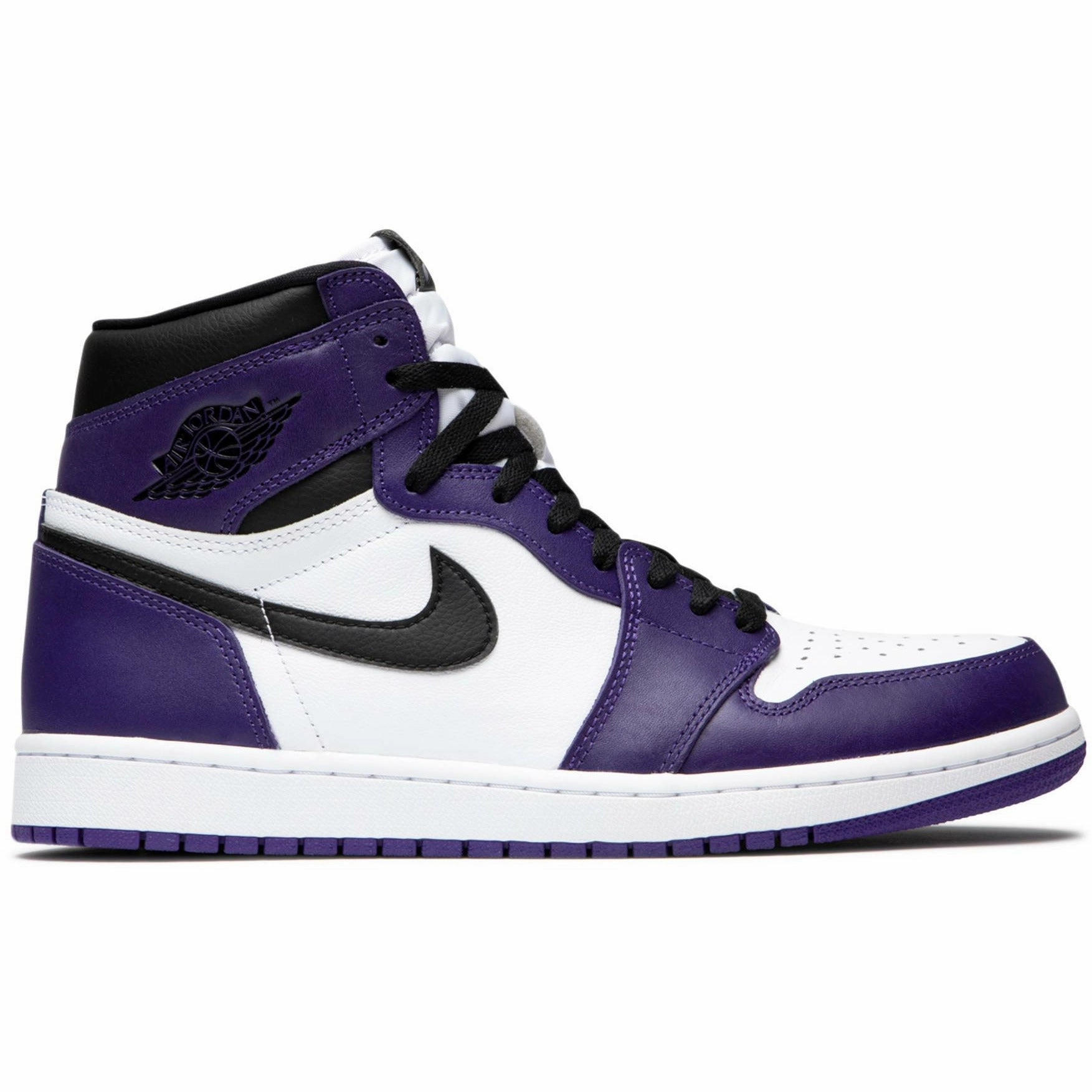 Stitched Detailing Puncture Resistant Plate Air Jordan 1 Retro High OG Court Purple 2 0  (GS/Juniors) (2020)