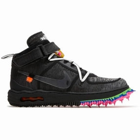 Off White X Air Force 1 Mid "Black" (2022) Track Fit Every Season