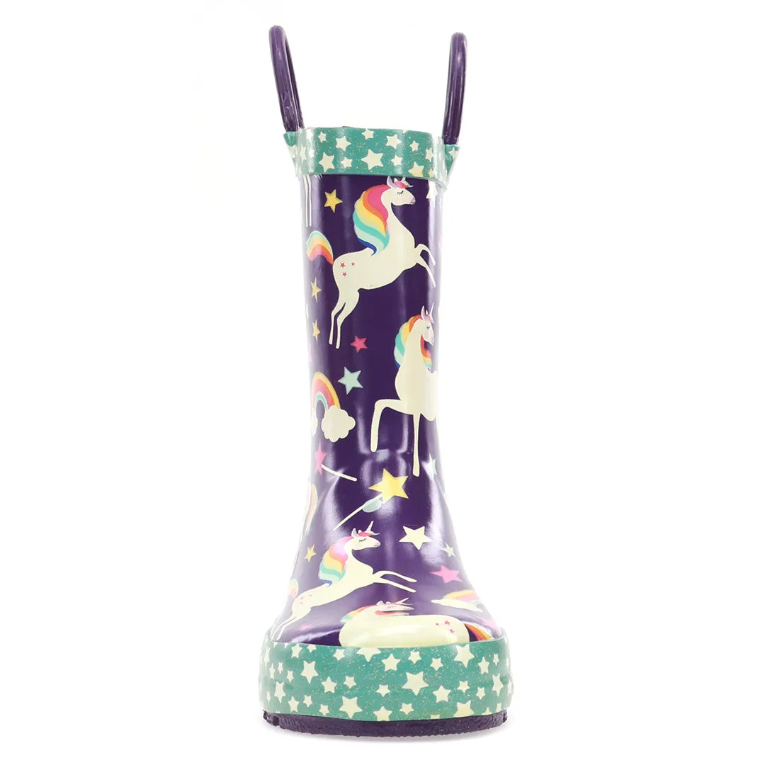 Washington Shoe Co | Unicorn Dreams Kids Rain Boots