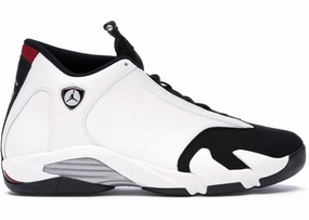 Cushioned - tongue zipper Jordan 14 Retro Black Toe (2014) (Preowned Size 13 RB)