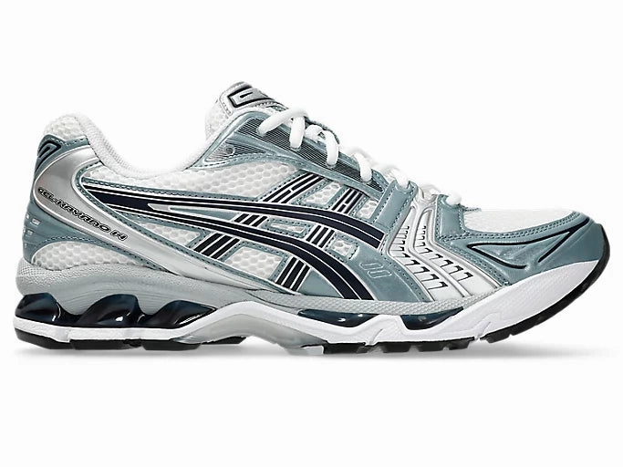 flexible - upper shoes afternoon running shoes GEL-KAYANO 14White/Fjord Grey