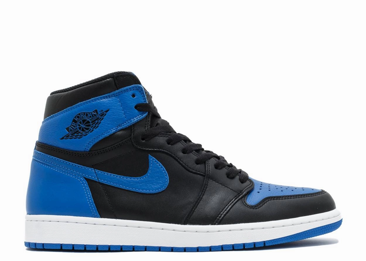 Jordan 1 Retro High Royal (2017) (Preowned Size 9.5 9/10) Optimal ease Slip On Construction