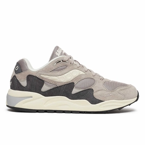 breathable - lining - breathability shoes running on gravel shoes Saucony Grid Shadow 2 Essential 'Grey/Cream'