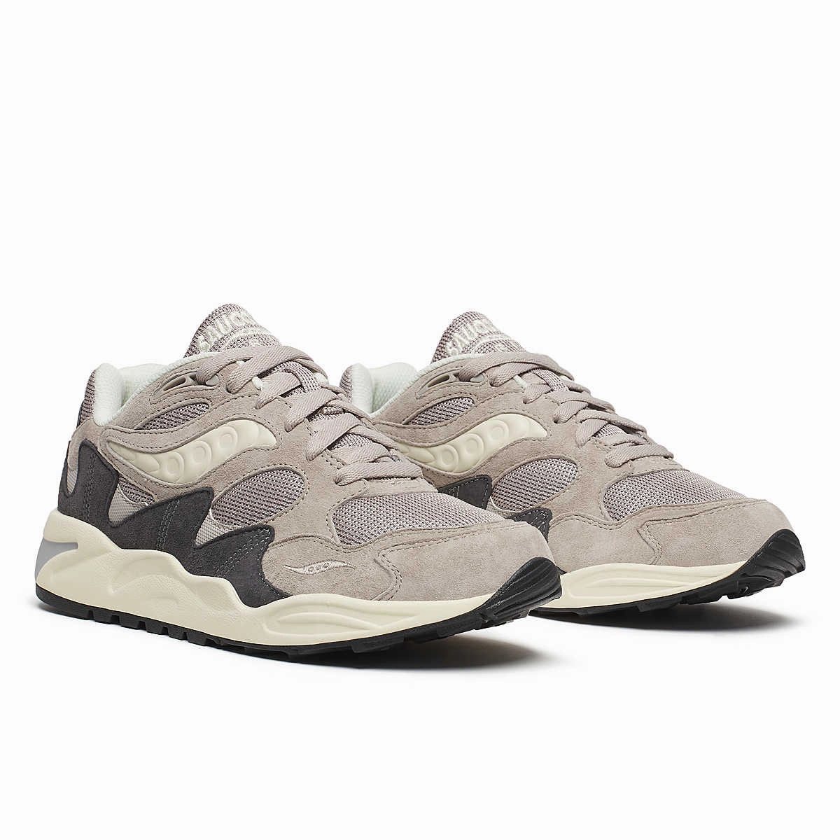 Saucony Grid Shadow 2 Essential 'Grey/Cream' Biathlon