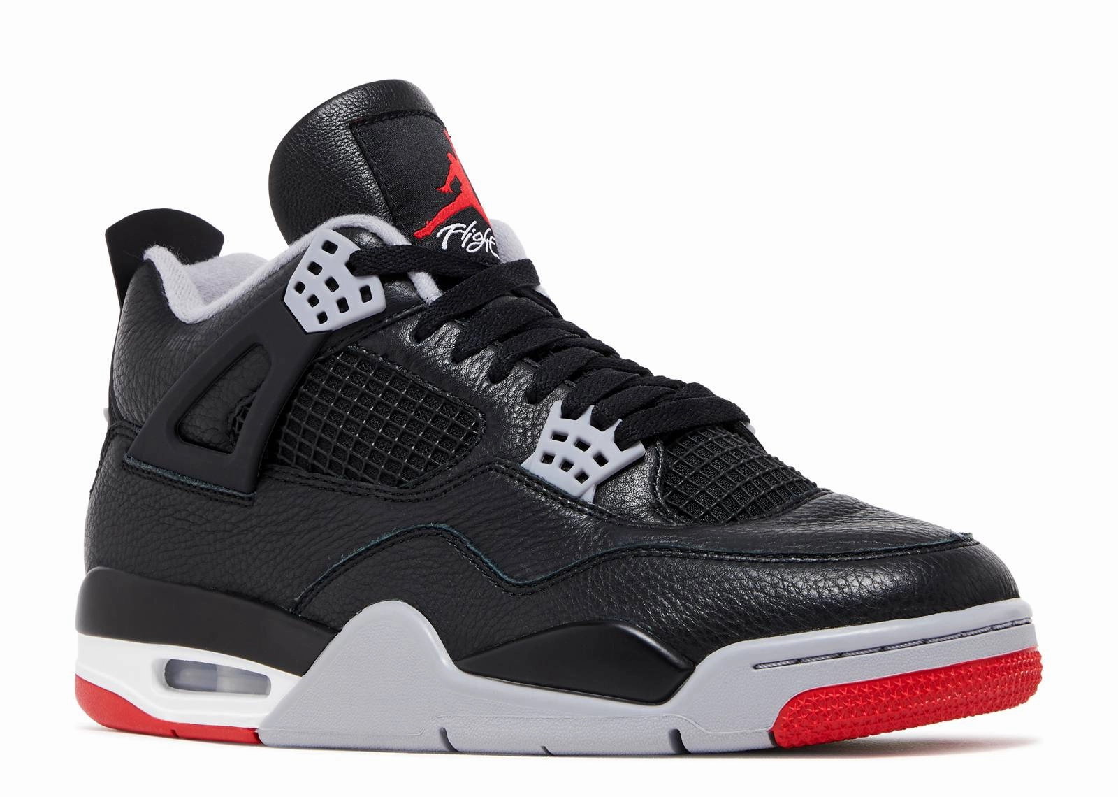 Air Jordan 4 Retro "Bred Reimagined" (2024) ventilated upper shoes