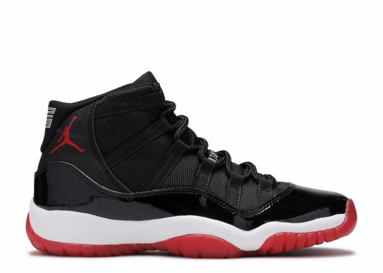 Jordan 11 Retro Playoffs Bred (2019) (GS) (Preowned Size 7y) treadmill compatibility synthetic leather shoes