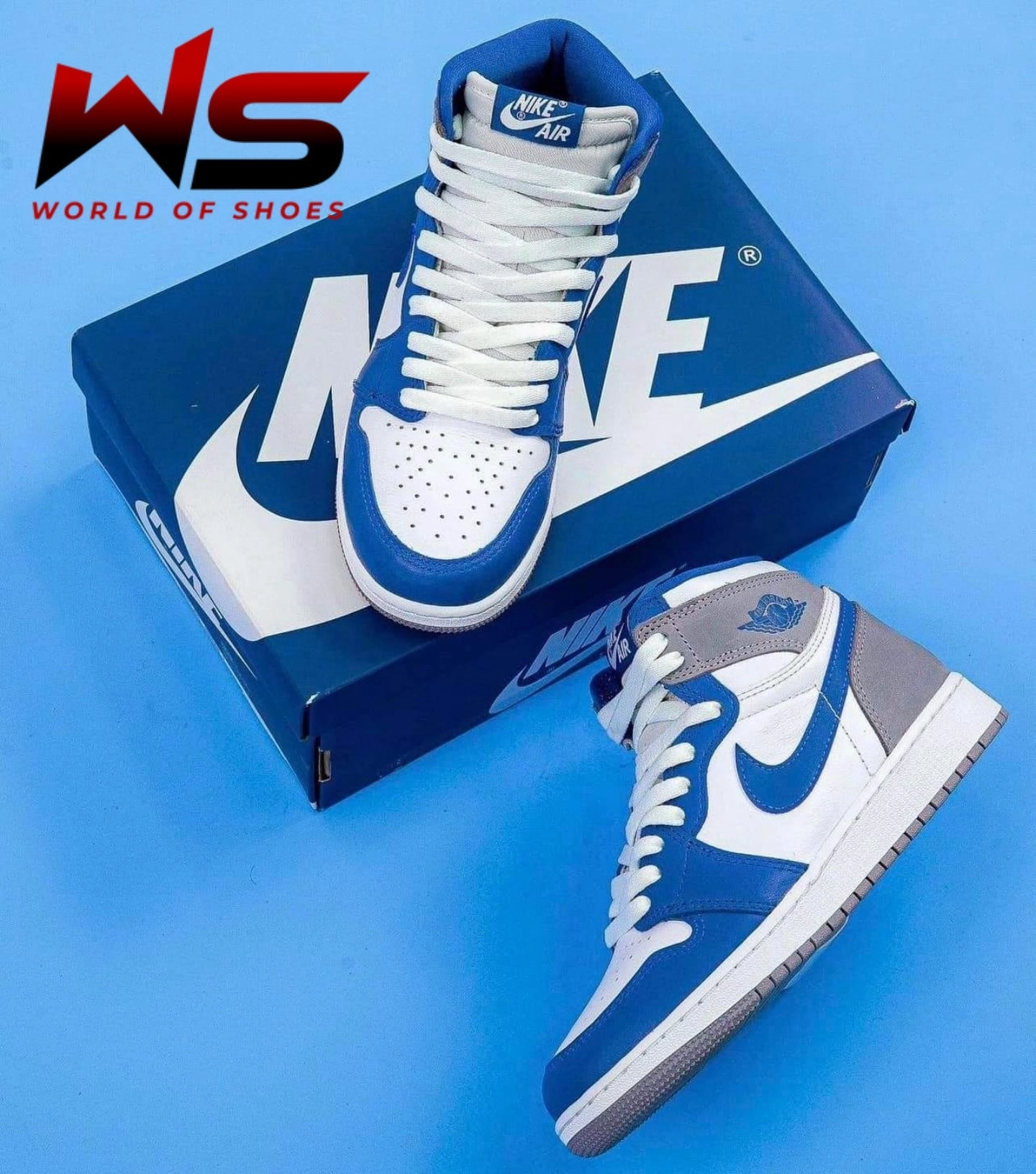 Jordan 1 Retro High OG True Blues Seamless Upper Fabric