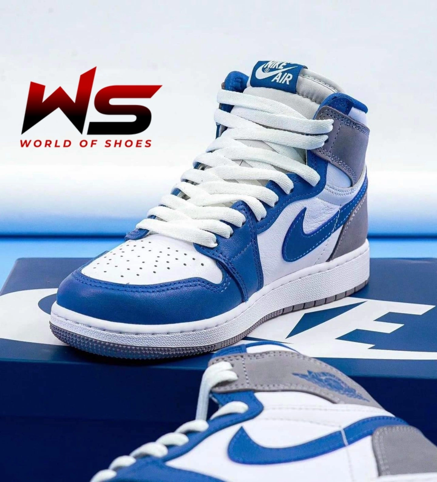 Jordan 1 Retro High OG True Blues Orthopedic Arch Support Smooth interior