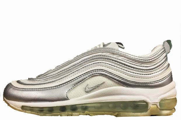 Nike Air Max 97 WMNS White/Fibreglass Cushioned Heel Counter