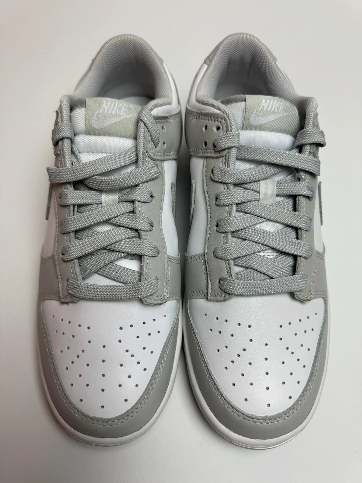 toe box roomy luxury - brand shoes Nike Dunk Low "Grey Fog"