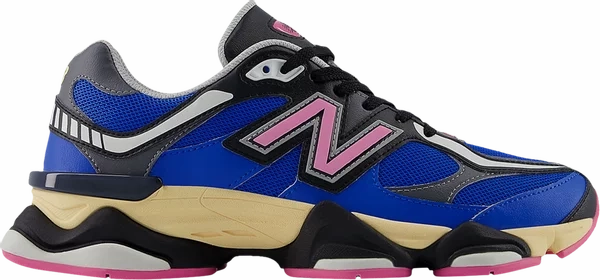 Retro-inspired silhouette Thermal Regulation Fabric NEW BALANCE  9060 'Blue Oasis Real Pink'