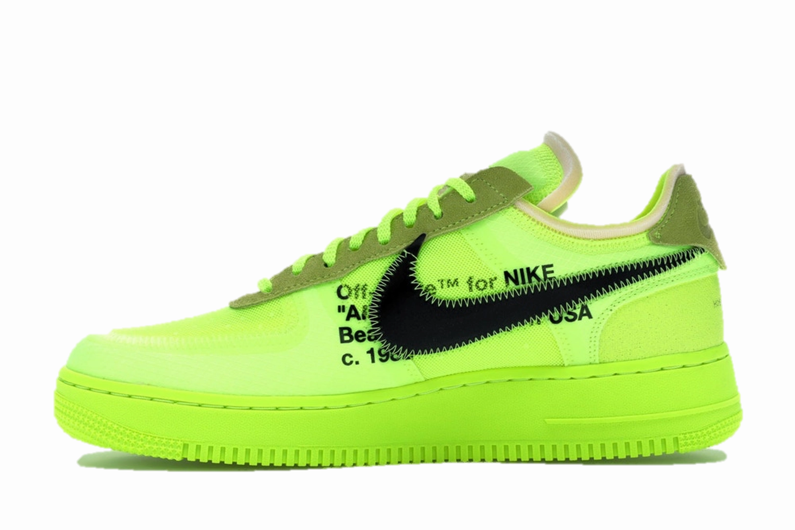 AF1 X OW Volt Aerobic Flex Sole Adjustable Design
