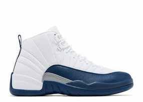 Air Jordan 12 Retro "French Blue" 2025 (Myrtle Beach Location) running on snow shoes