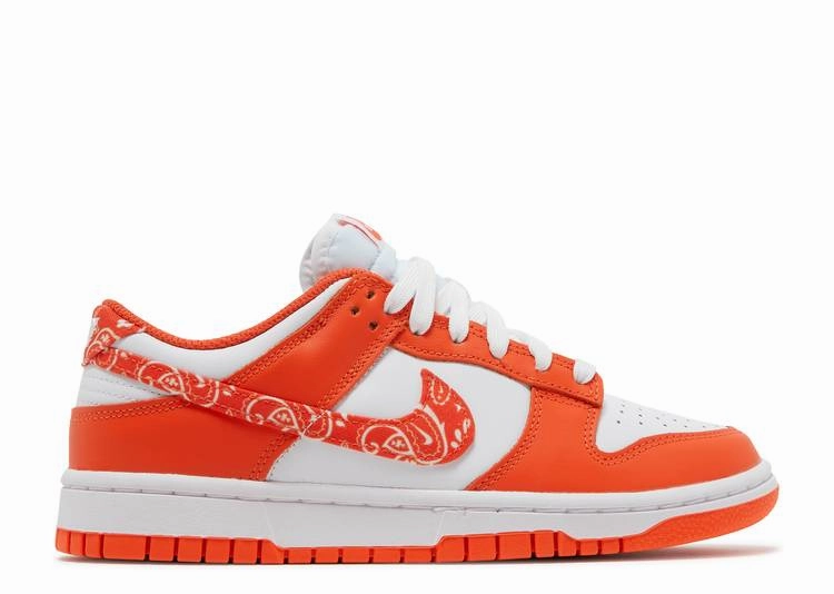 Nike Dunk Low Essential Paisley Pack Orange (W) Toe box