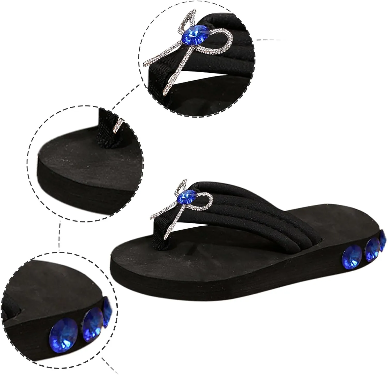 Women Flip Flops Womens Beach Sandals for Womans Women House Sandal Wide Width Summer Slippers Footwear