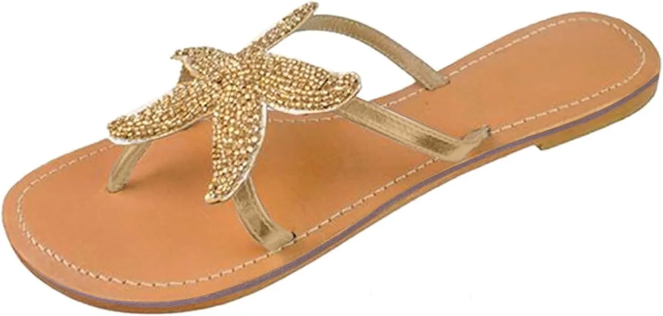 Women Flip Flops Women's Sandals Wide Width Comfortable Walking Footwear Beach Shoes House Sandal