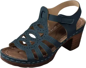 Women Sandals Comfortable Walking Summer Elegant Thick Heel Wedge Sandals Women's Flip Flops Chunky High Heels OpenToe