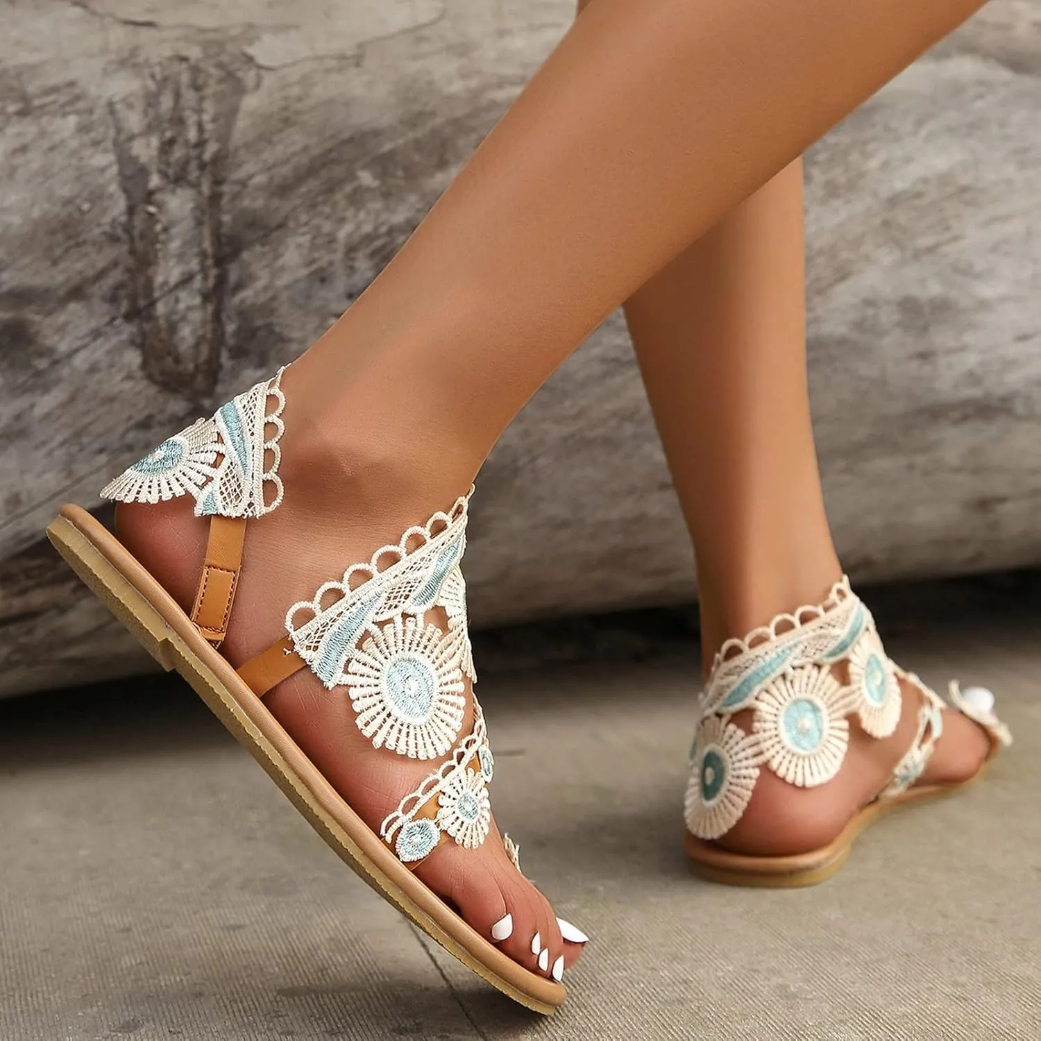 Women's Comfortable Vacation Sandals Adjustable Casual Fisherman Cool Shoes Comfortable Walking Flat Sandals