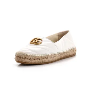 Women's GG Marmont Espadrilles Matelasse Leather