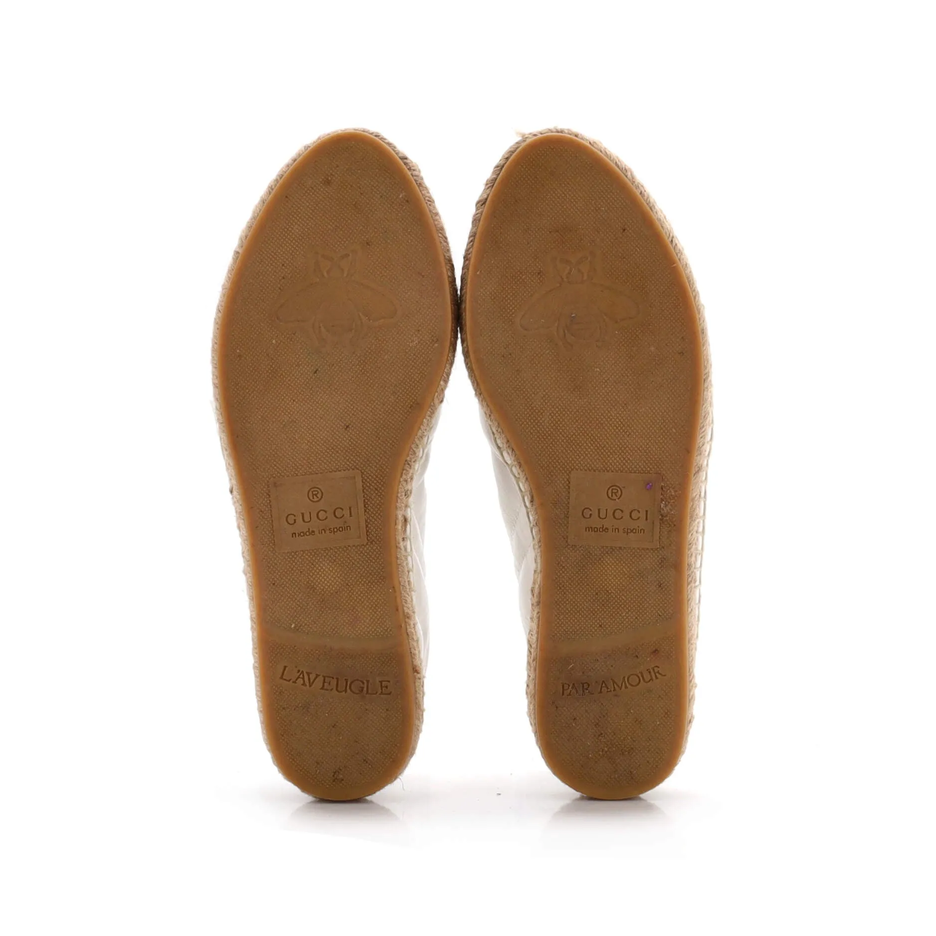 Women's GG Marmont Espadrilles Matelasse Leather