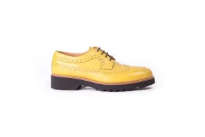 Women's Lemon & Tan Brogue Wingtip. EX-339 (2017)