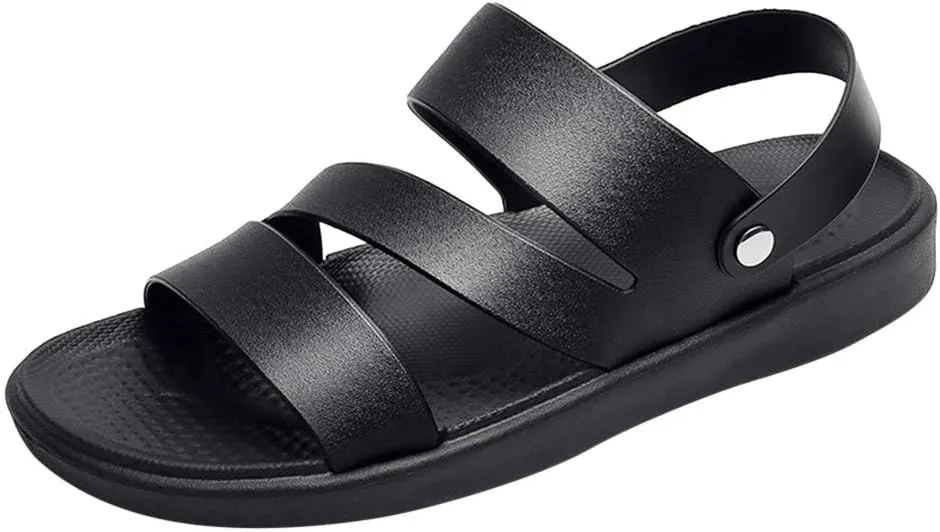 Womens Platform Sandals with Arch Support Adjustable Buckle Beach Sandal Comfortable Slip On Cushion Slides