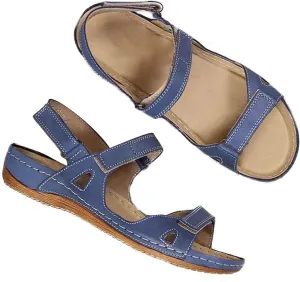 Women's Platform Wedge Sandals Adjustable Ankle Strap Summer Open Toe Arch Support Orthopedic Sandals