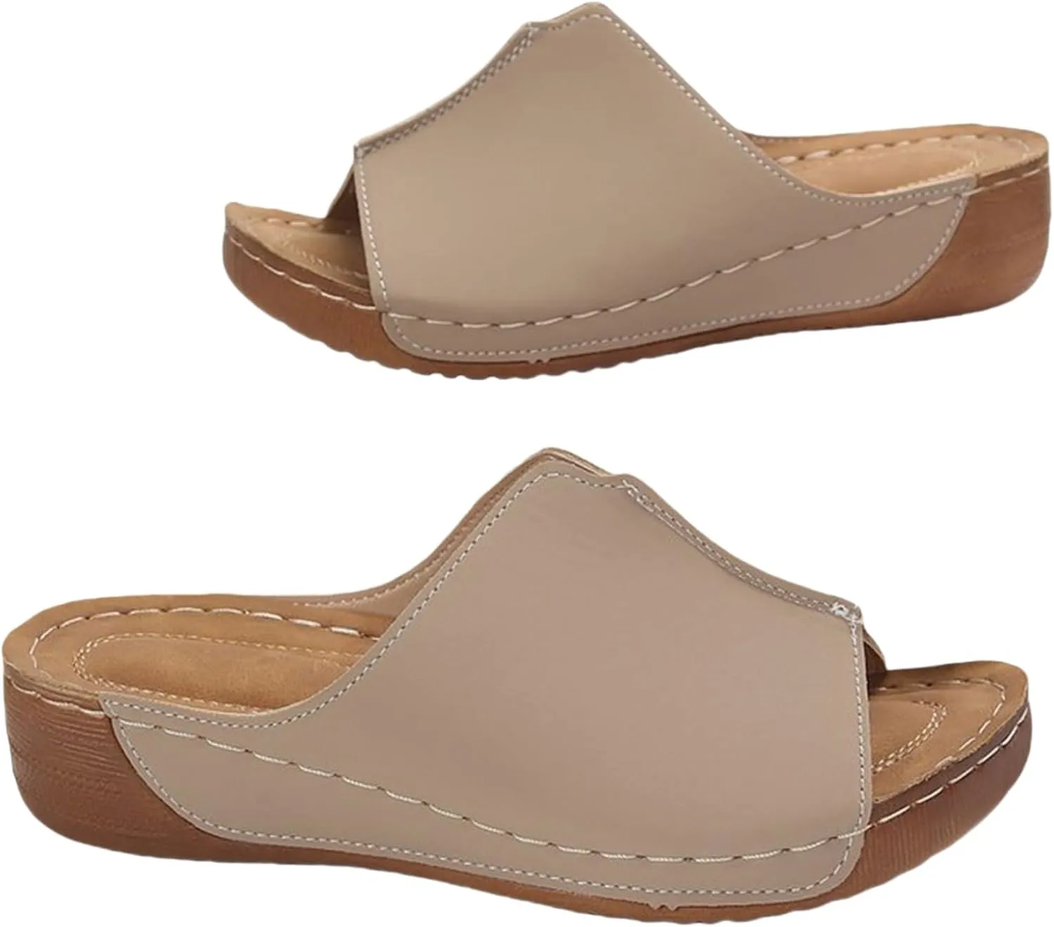 Women's Sandals Comfortable Cute Arch Support Orthotic Flip Flops Walking Dressy Summer Beach Orthopedic Slippers