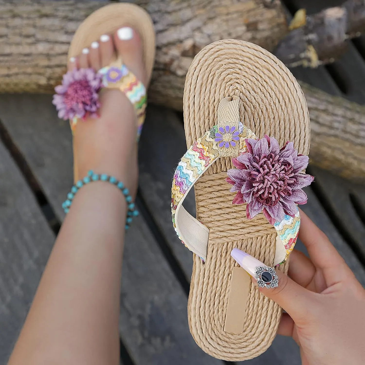 Women's Sandals Womens Arch Support Flip Flops Beach Shoes Women Comfortable Beach Thong Sandals with Arch Support