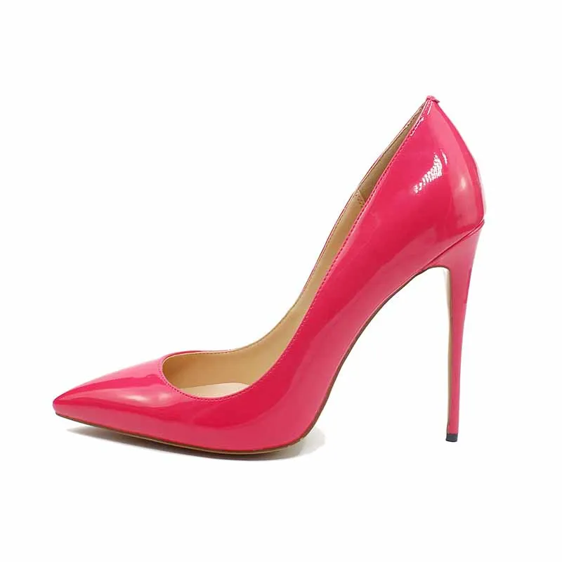 Women's Sexy Pointed Toe Slip on Pumps Handmade Stiletto High Heels