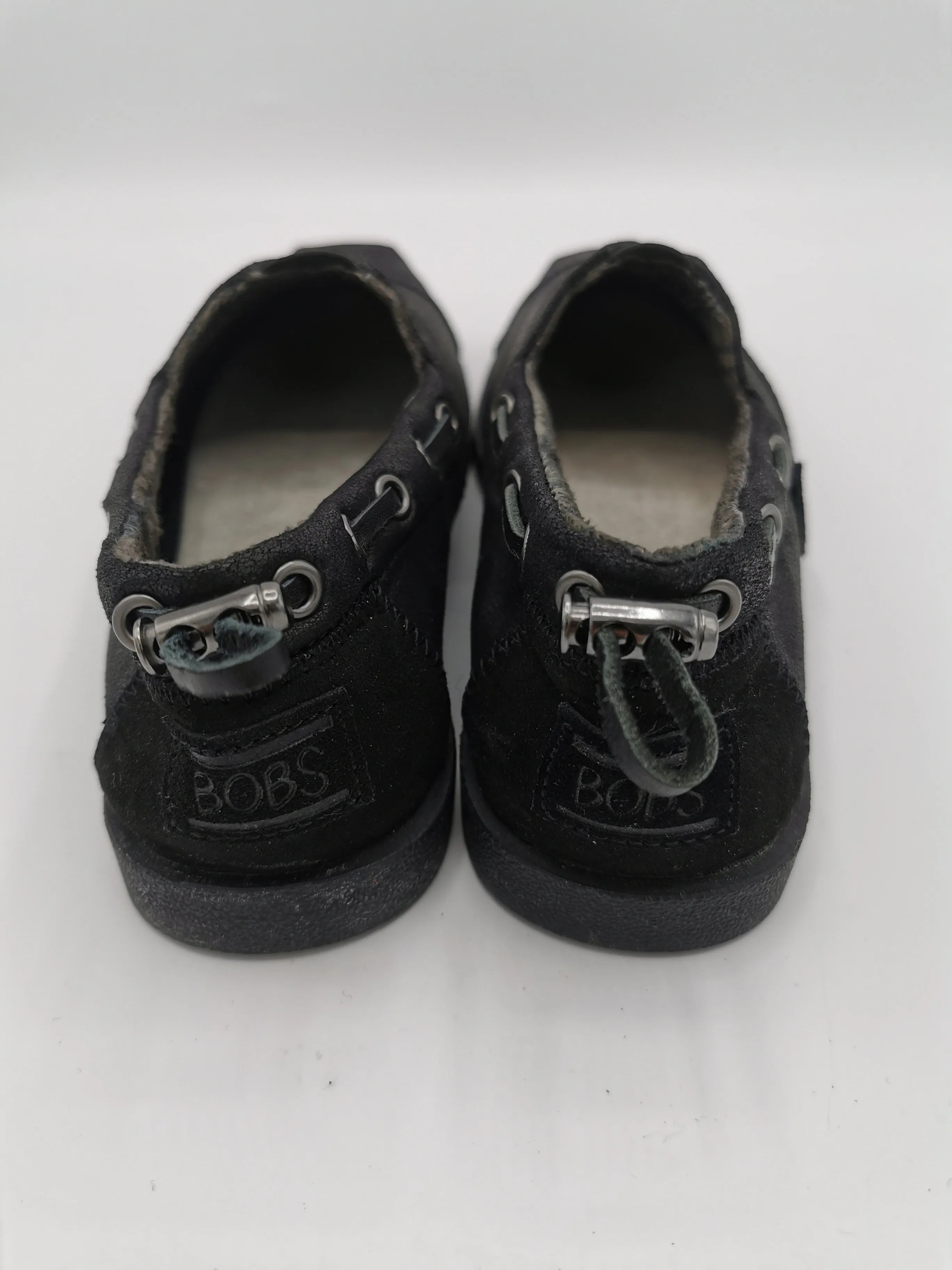 WOMENS SIZE 7 W - BOB's, Black Comfort Memory Foam Shoes EUC B26