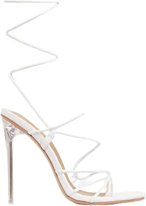 Women's Thong Sandals Lace Up Strappy High Heels