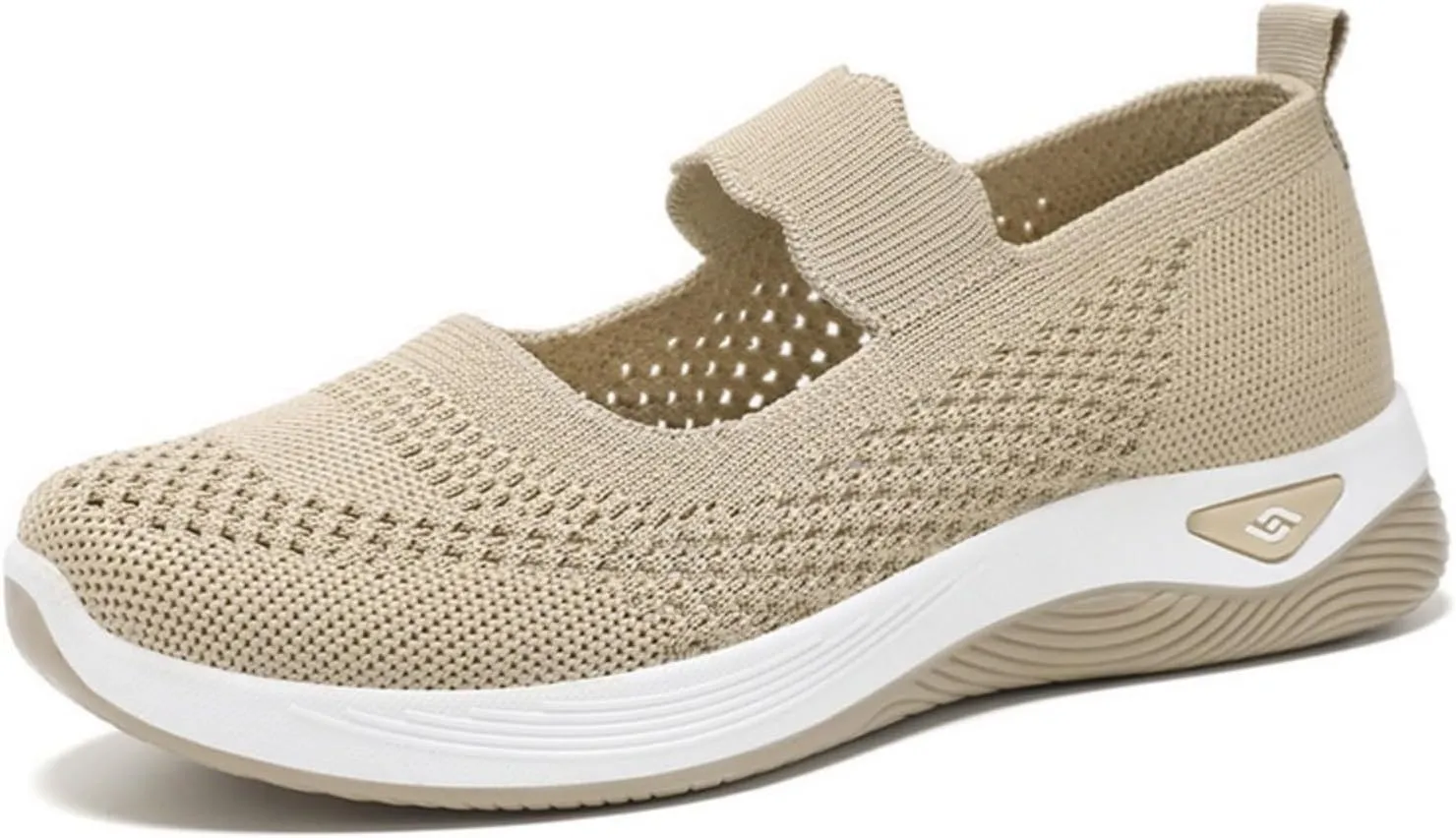 Womens Walking Shoes Lightweight Breathable Mesh Air Cushion Sneakers Casual Non-Slip Nurse Work Shoes Arch Support Comfortable