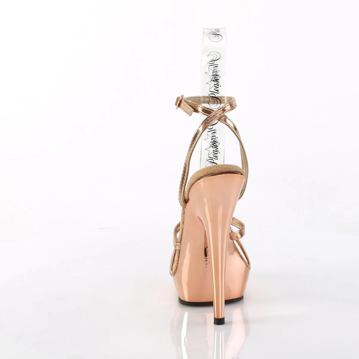 Wrap Around Knotted Strap Gold Sandal