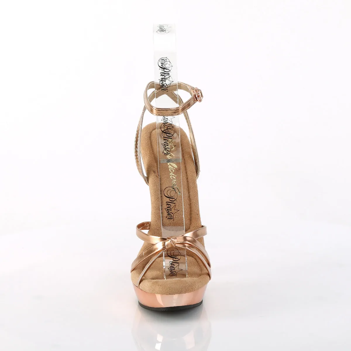Wrap Around Knotted Strap Gold Sandal