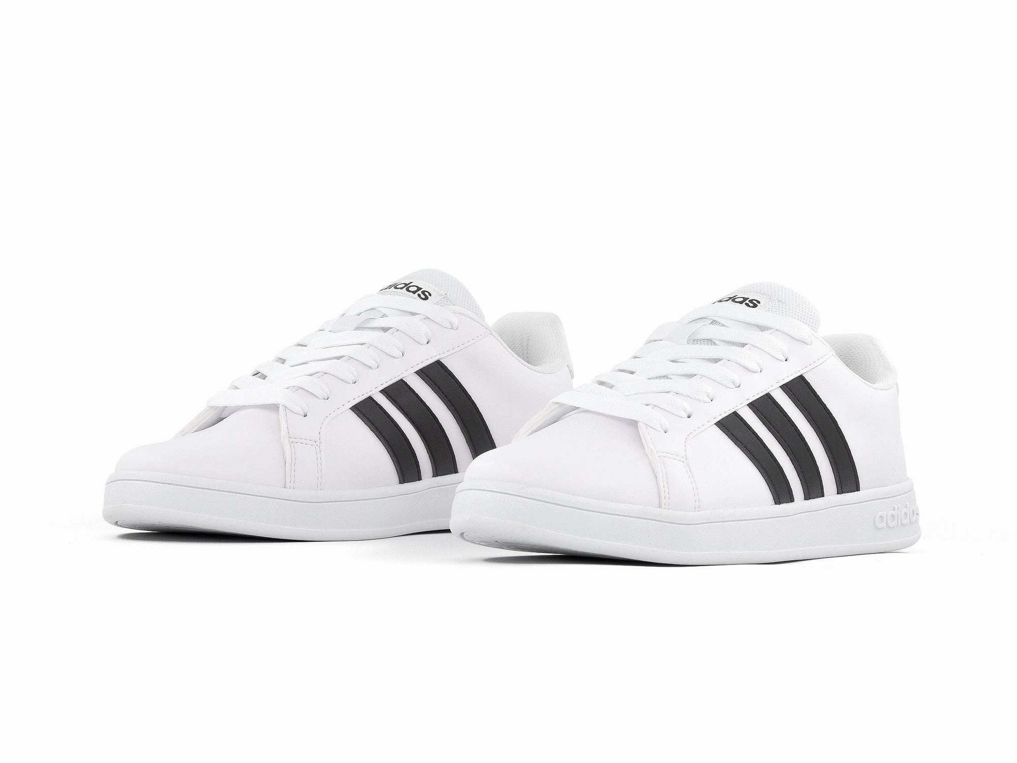 Sneaker Style Foot Ease Tenis Neo Grand Court Blanco Negro