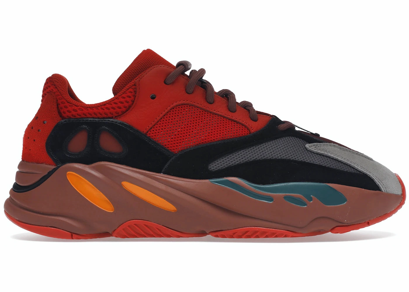Pump Style Yeezy 700 Hi Res Red