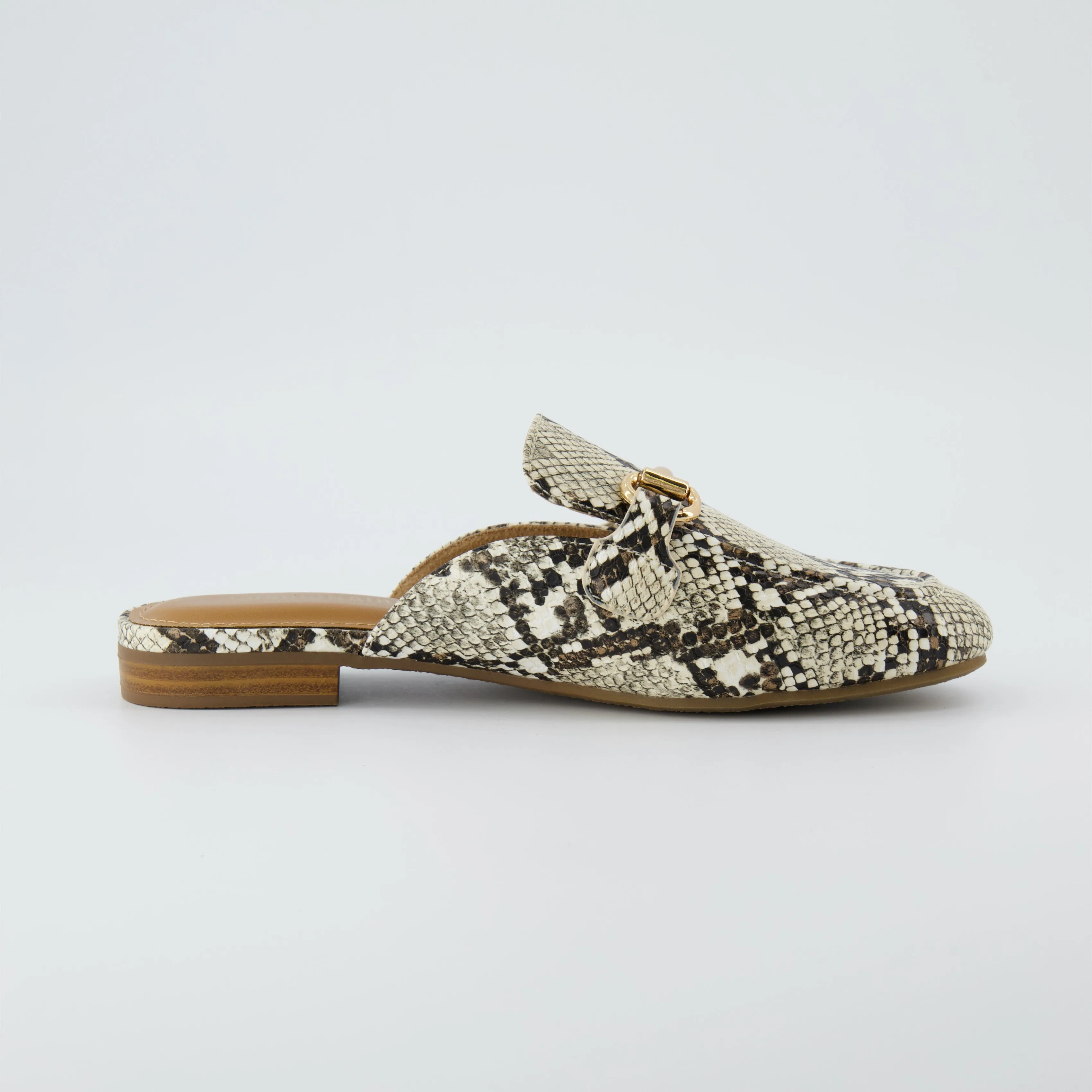Yates Buckle Slip On Mule