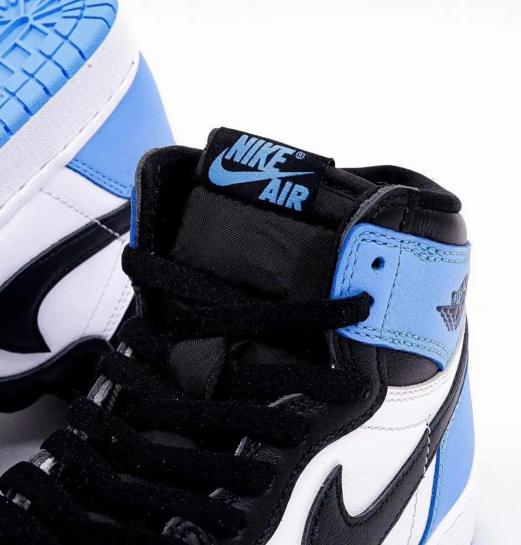 Street Active Contemporary Chic Jordan 1 Retro High Obsidian UNC