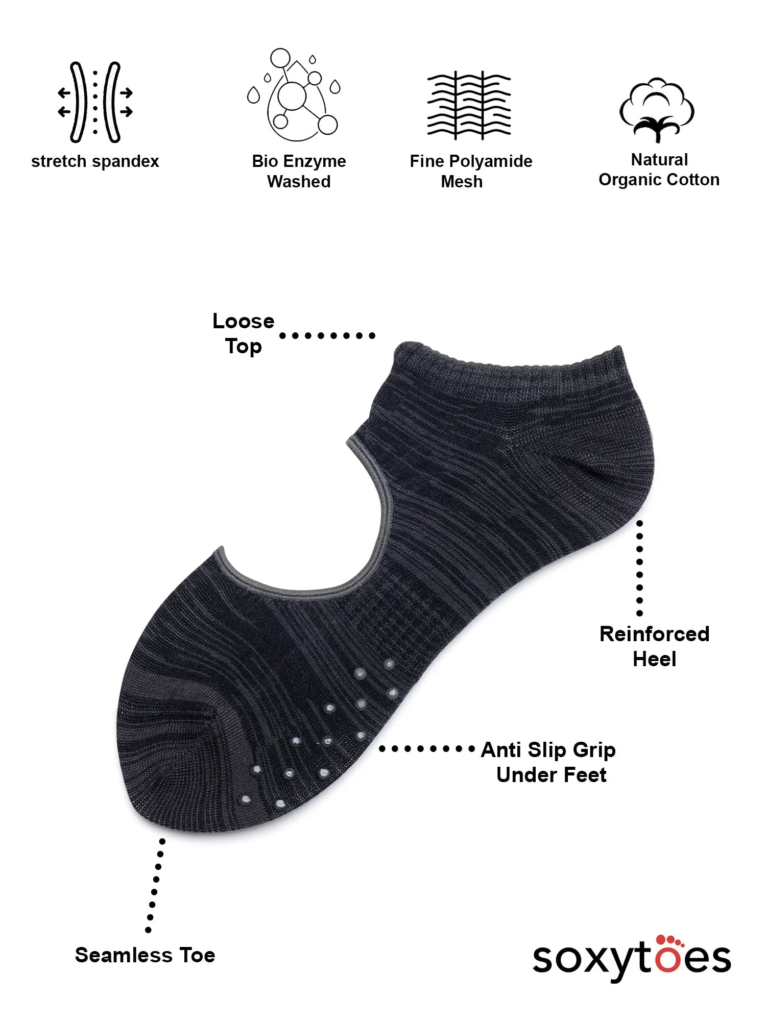 Yoga & Pilates | Ultimate Box Of 8 Pairs | Excercise Socks