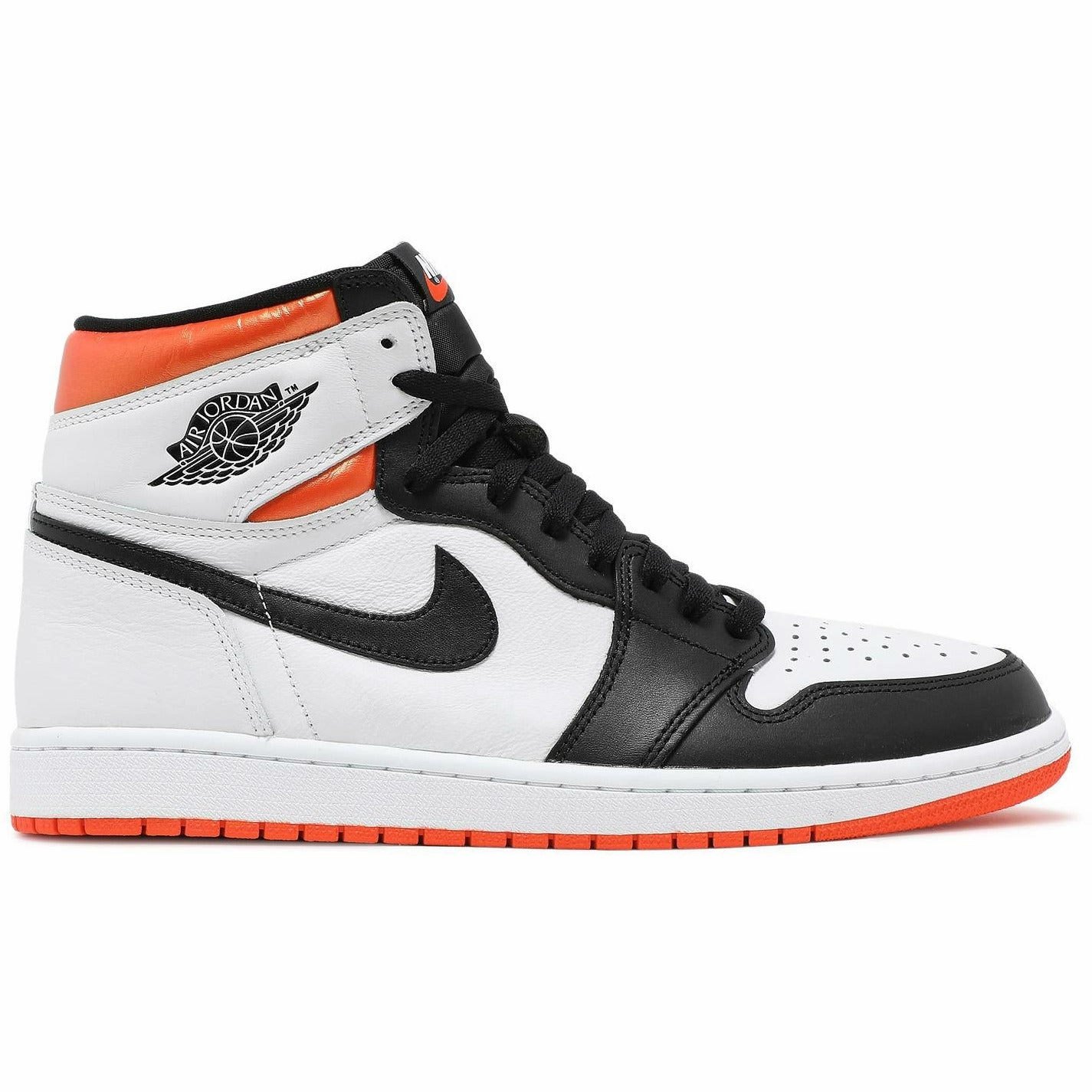 Everyday Sneakers Stitchless Construction Jordan 1 Retro High "Electro Orange" (2021)